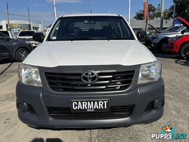 2011 TOYOTA HILUX WORKMATE DOUBLE CAB 4X2 TGN16R UTILITY