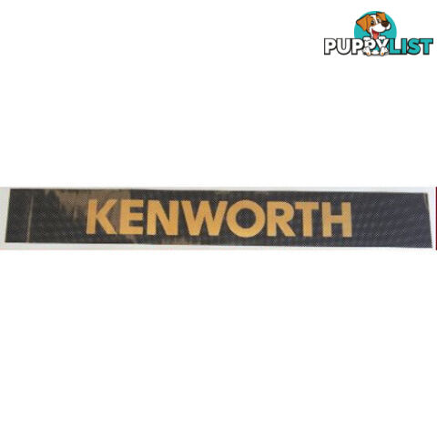 Kenworth Windscreen Decal Black/Gold 1700 x 145mm - SKU: PPT2DE0009KW