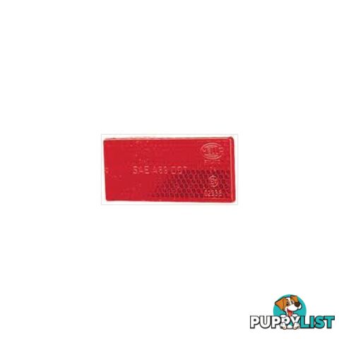 Hella 2920 Red Reflector - Small - SKU: 2920