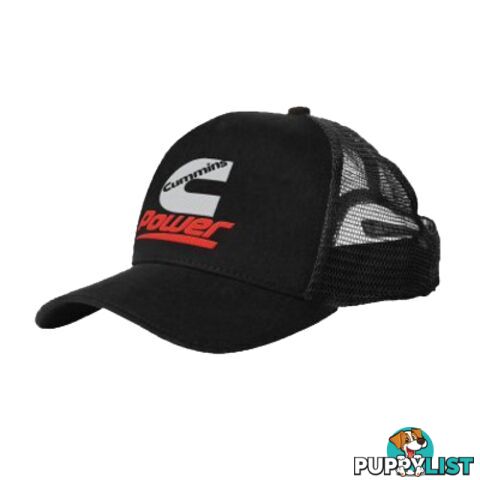 Cummins Black Trucker Cap - Power - SKU: GPI01212