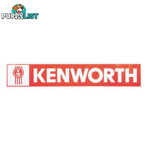 Kenworth Windscreen Decal Red/White 736x123mm - SKU: PPT2DE0008KW