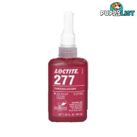 Loctite 277 Large Bolt High Strength Red Threadlocker 50ml - SKU: L0C27750