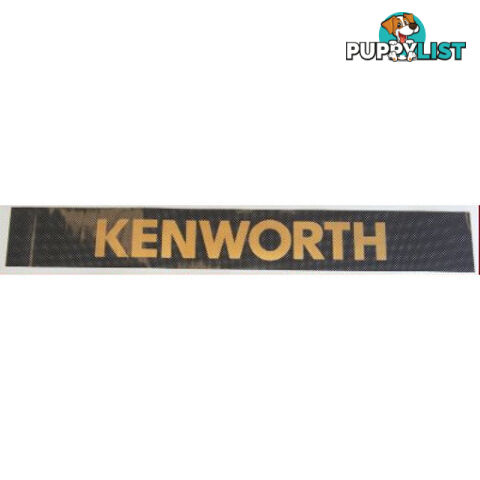 Kenworth Windscreen Decal Black/Gold 1225x165mm - SKU: PPT2DE0005KW