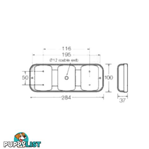 Narva 94202 LED Combination Lamp - SKU: 94202