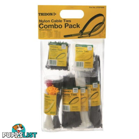 Tridon Cable Tie Combo Pack - 1000 Piece - SKU: CTCP10