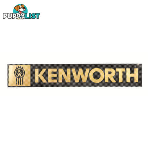 Kenworth Windscreen Decal Black/Gold 960x160mm - SKU: PPT2DE0013KW