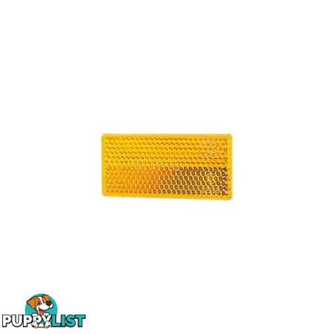 Hella 2919 Amber Reflector - Small - SKU: 2919