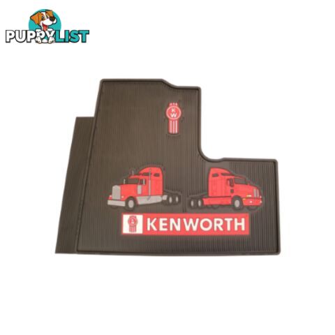 Kenworth Rubber Floor Mats - SKU: K830RED