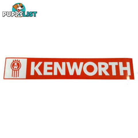 Kenworth Windscreen Decal Red/White 540x90mm - SKU: PPT2DE0002KW