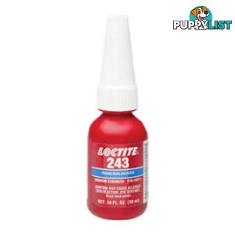 Loctite 243 Medium Strength Threadlocker 10ml - SKU: L0C44089