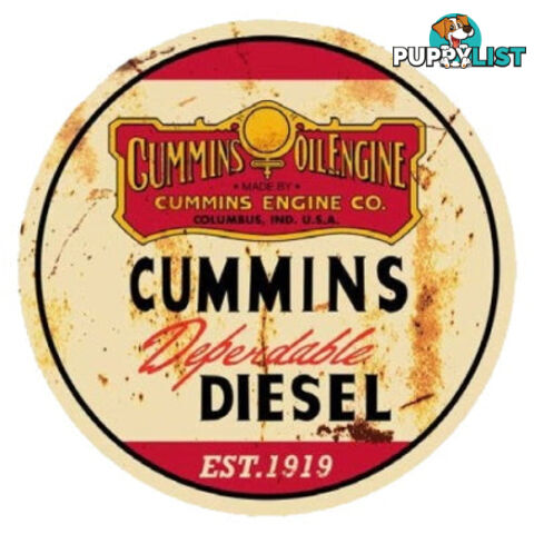 Cummins Vintage Garage Sign - SKU: GPI02378