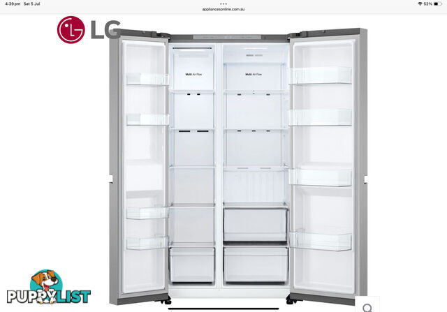 LG stainless steel Fridge Freezer