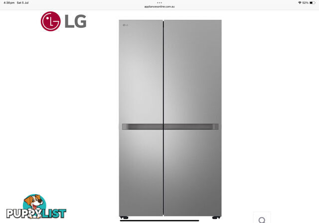 LG stainless steel Fridge Freezer