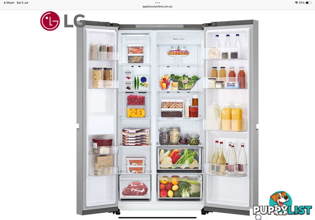 LG stainless steel Fridge Freezer