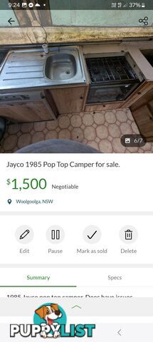1985 Jayco DOVE