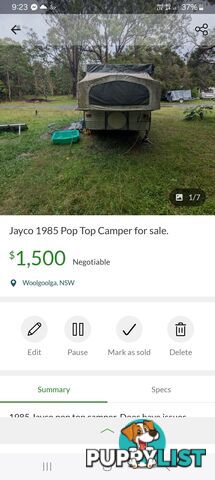 1985 Jayco DOVE