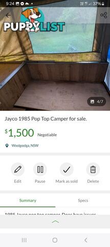 1985 Jayco DOVE