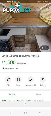 1985 Jayco DOVE