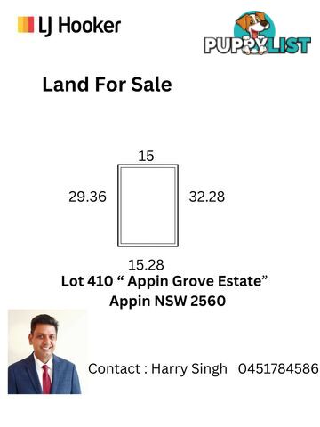 Lot 410 Appin Grove Estate APPIN NSW 2560