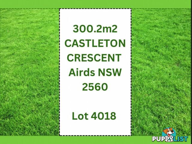 Lot 4018/9 CASTLETON CRESCENT AIRDS NSW 2560