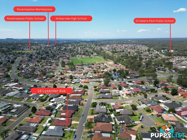 14 Lysander Avenue ROSEMEADOW NSW 2560