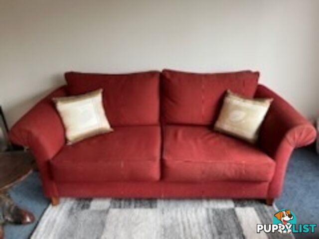 sofa 3 piece. 1x 3 seater;1x 2 seater; 1x otterman