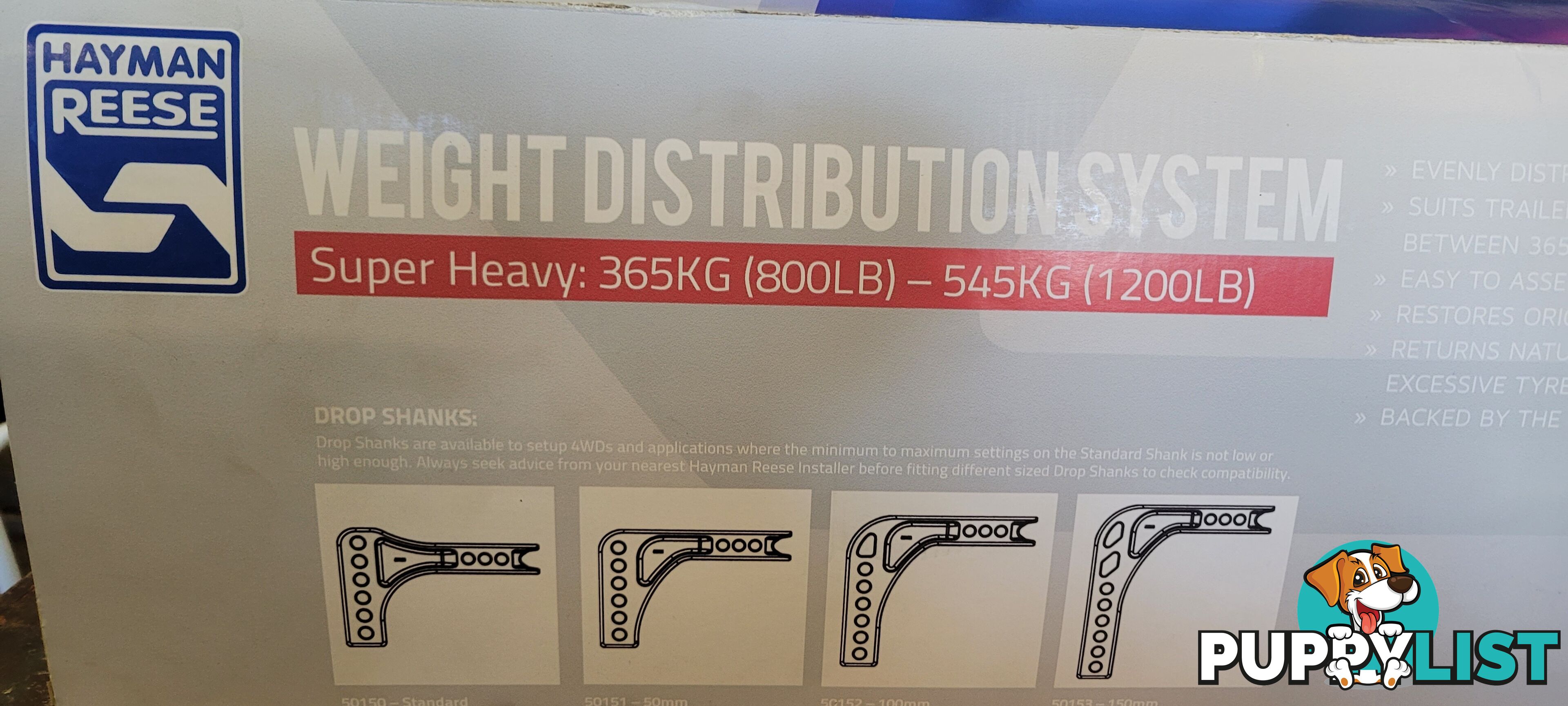 HAYMAN REESE - WEIGHT DISTRIBUTION SYSTEM - Super Heavy Duty