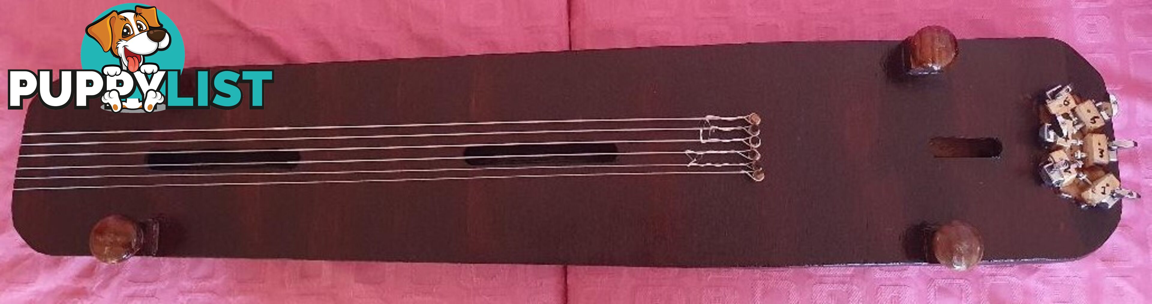 Acoustic Combo ( Guqin/Dog Bowl Resonator) with Tremolo Feature.