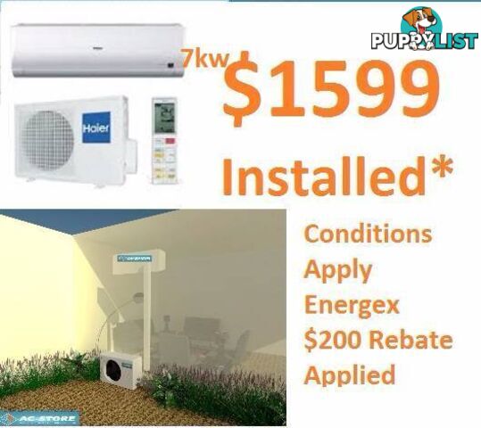 7kw Supplied and Installed $1599