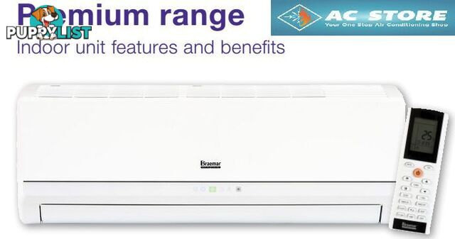 Premium Split System Air Conditioner 2.6kw 5yr warranty