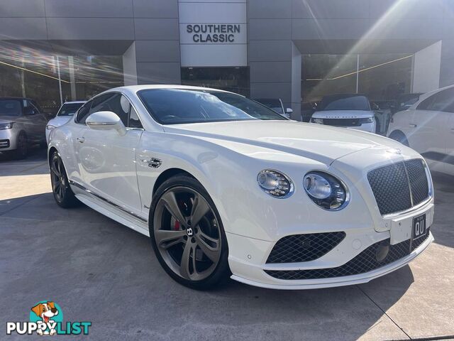 2016 BENTLEY CONTINENTAL GT SPEED 3W MY16 4X4 CONSTANT COUPE