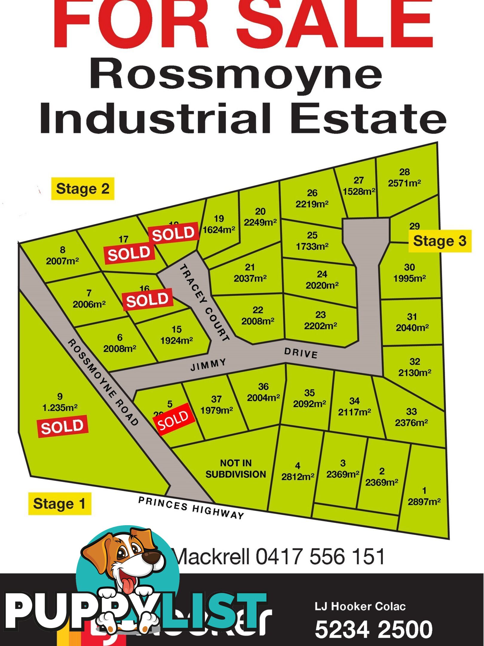 Rossmoyne Industrial Estate COLAC WEST VIC 3250