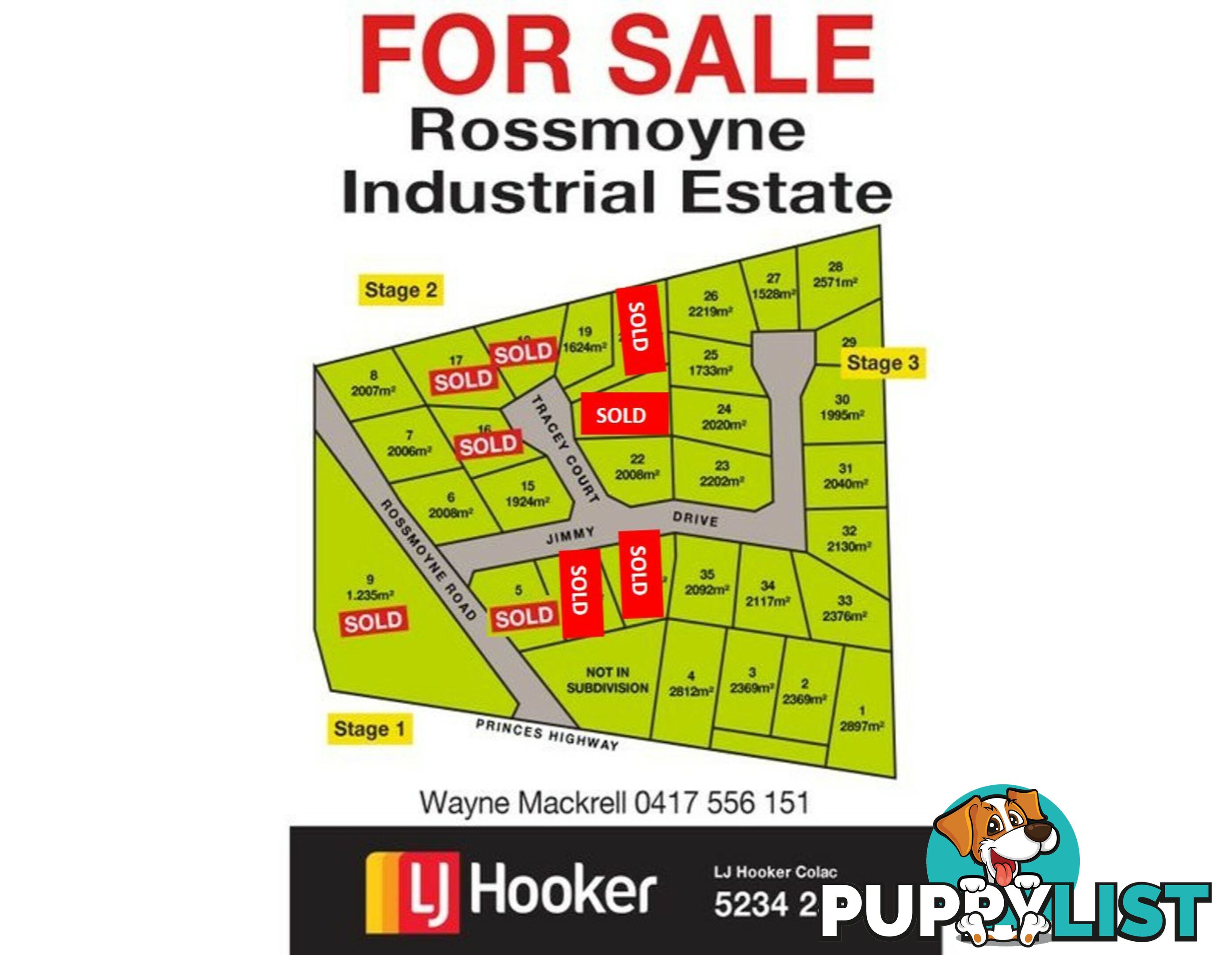 Rossmoyne Industrial Estate COLAC WEST VIC 3250