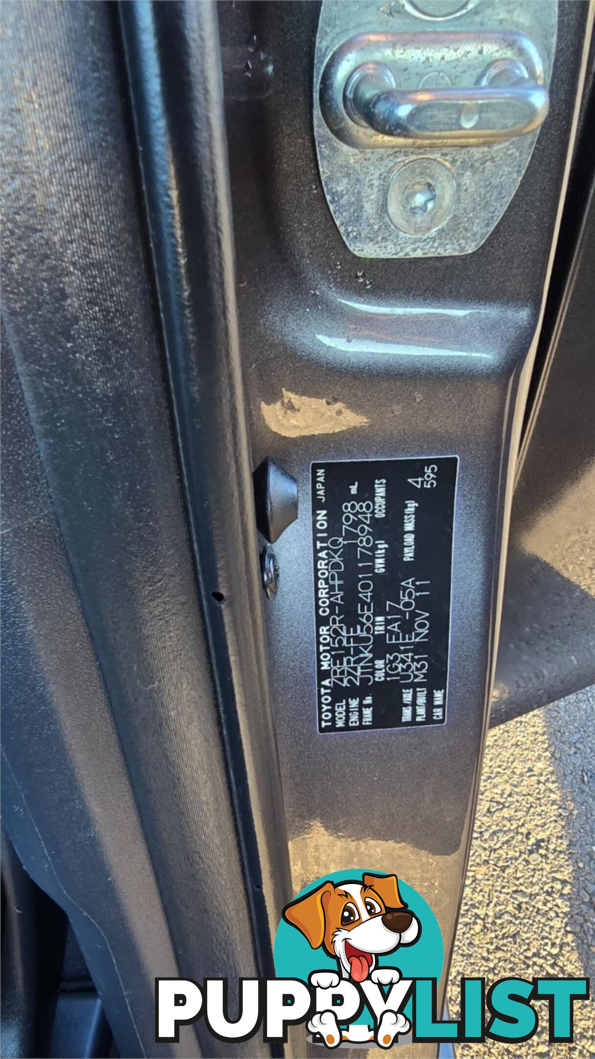 2011 Toyota Corolla Ascent Sport