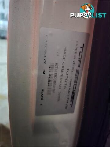 2016 Toyota Hiace