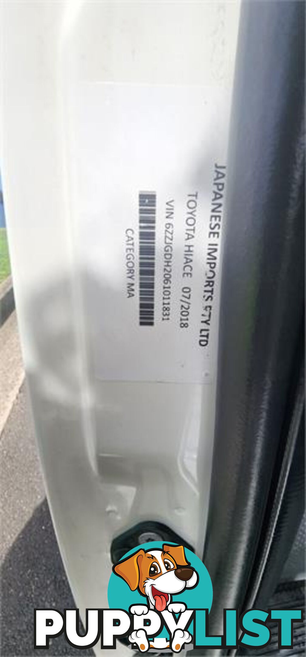 2018 Toyota Hiace