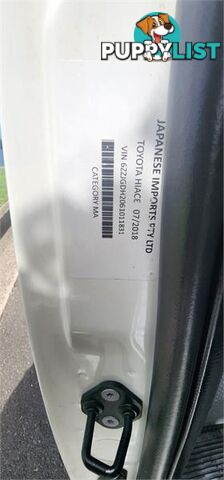 2018 Toyota Hiace