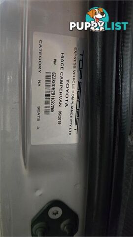 2019 Toyota Hiace