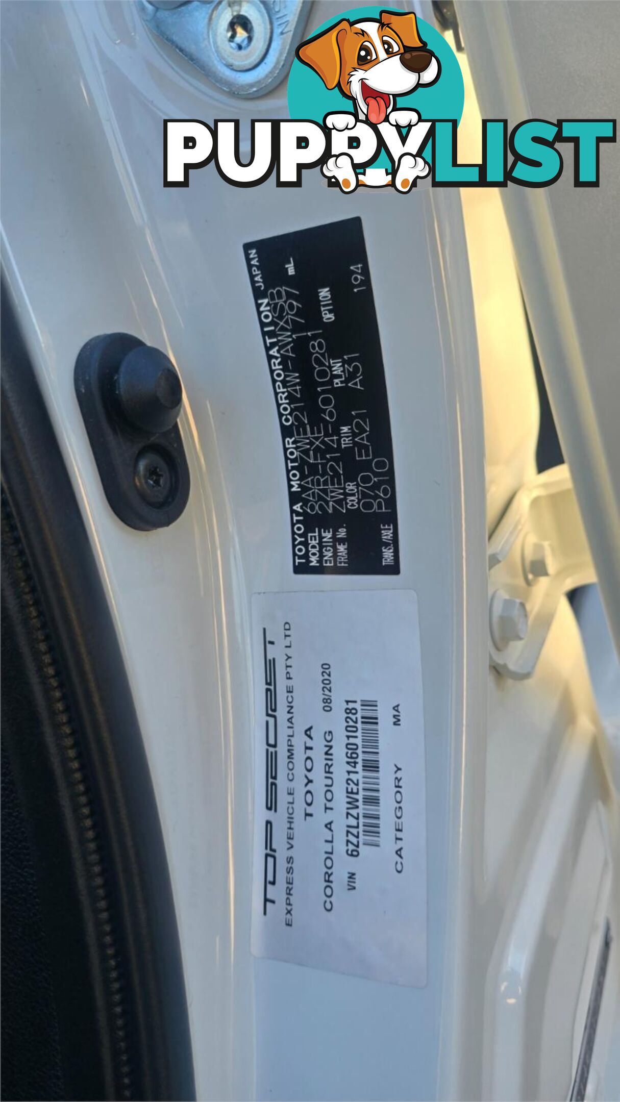 2020 Toyota Corolla Touring WXB 4WD