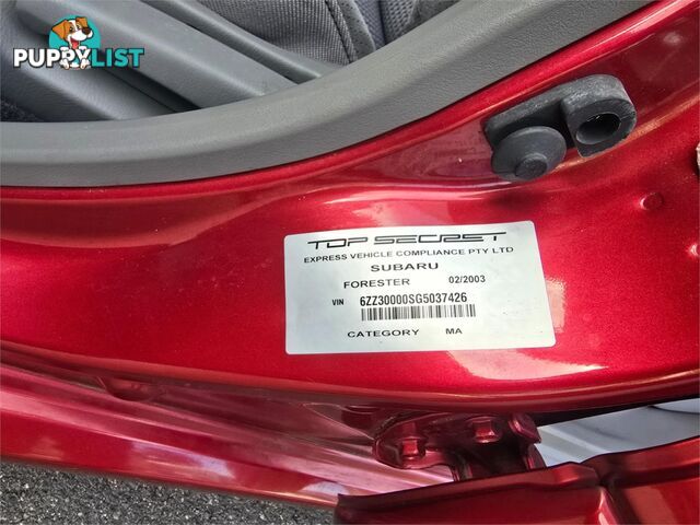 2003 Subaru Forester Cross Sports
