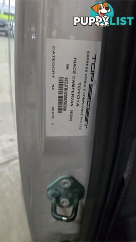 2018 Toyota Hiace