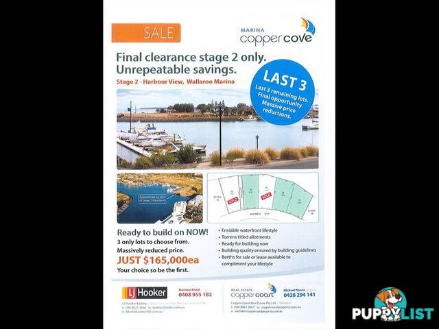 Copper Cove Marina WALLAROO SA 5556