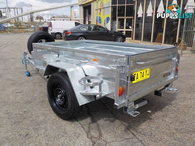 Galvanized Box Trailer Single Axle (Item 92)