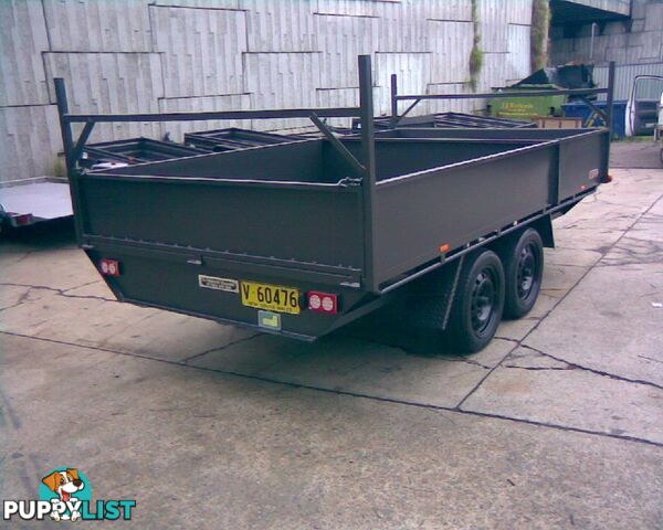 Table Top Box Trailer with Dual Box, (Item 535)