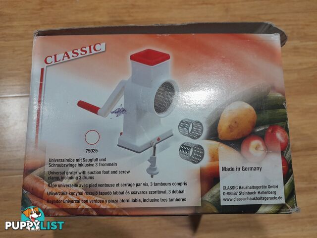 LARGE ROTARY GRATER WITH 3 GRATING DRUMS CLASSIC 75024 MALVERN EAST MELBOURNE