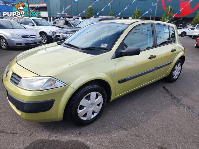 2004 RENAULT MEGANE Dynamique II B84 HATCHBACK