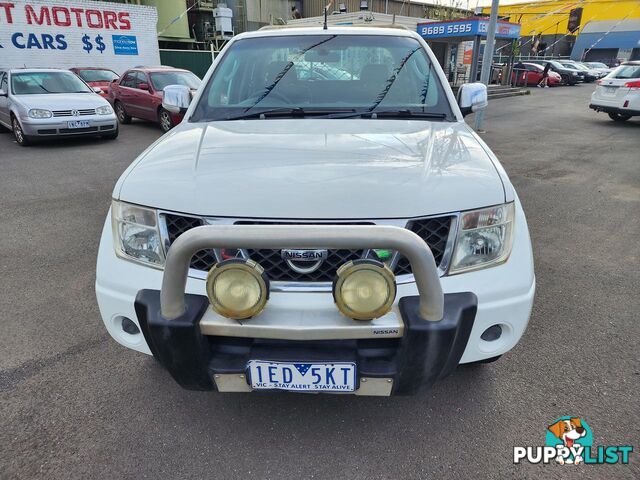 2007 NISSAN NAVARA ST-X D40 UTILITY