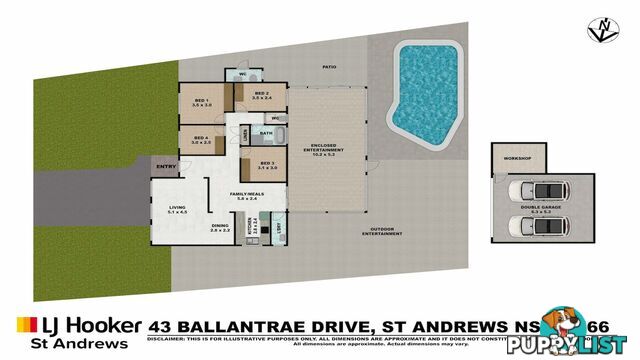 43 Ballantrae Drive ST ANDREWS NSW 2566
