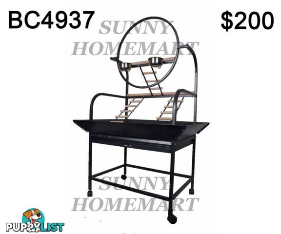 Two Level 168 CM Bird Parrot Feeding Playing Training Gym Stand