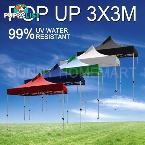 Heavy Duty 3X3 Gazebo Outdoor Pop Up Tent Folding Marquee